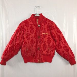 Red Paisley Baby Phat Puffer Jacket